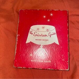 Vintage Cookbook The Epicurean Guide Revised Edition Book 1956